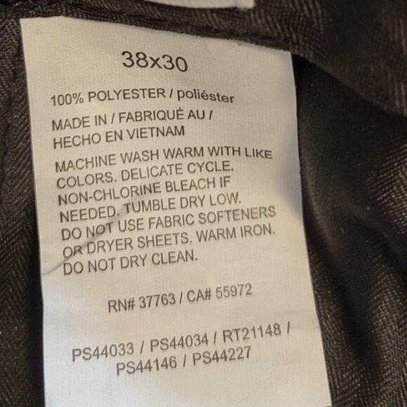 Perry Ellis, Men's Modern Fit Straight Leg Pant, size 38 x 30 - Picture 6 of 6